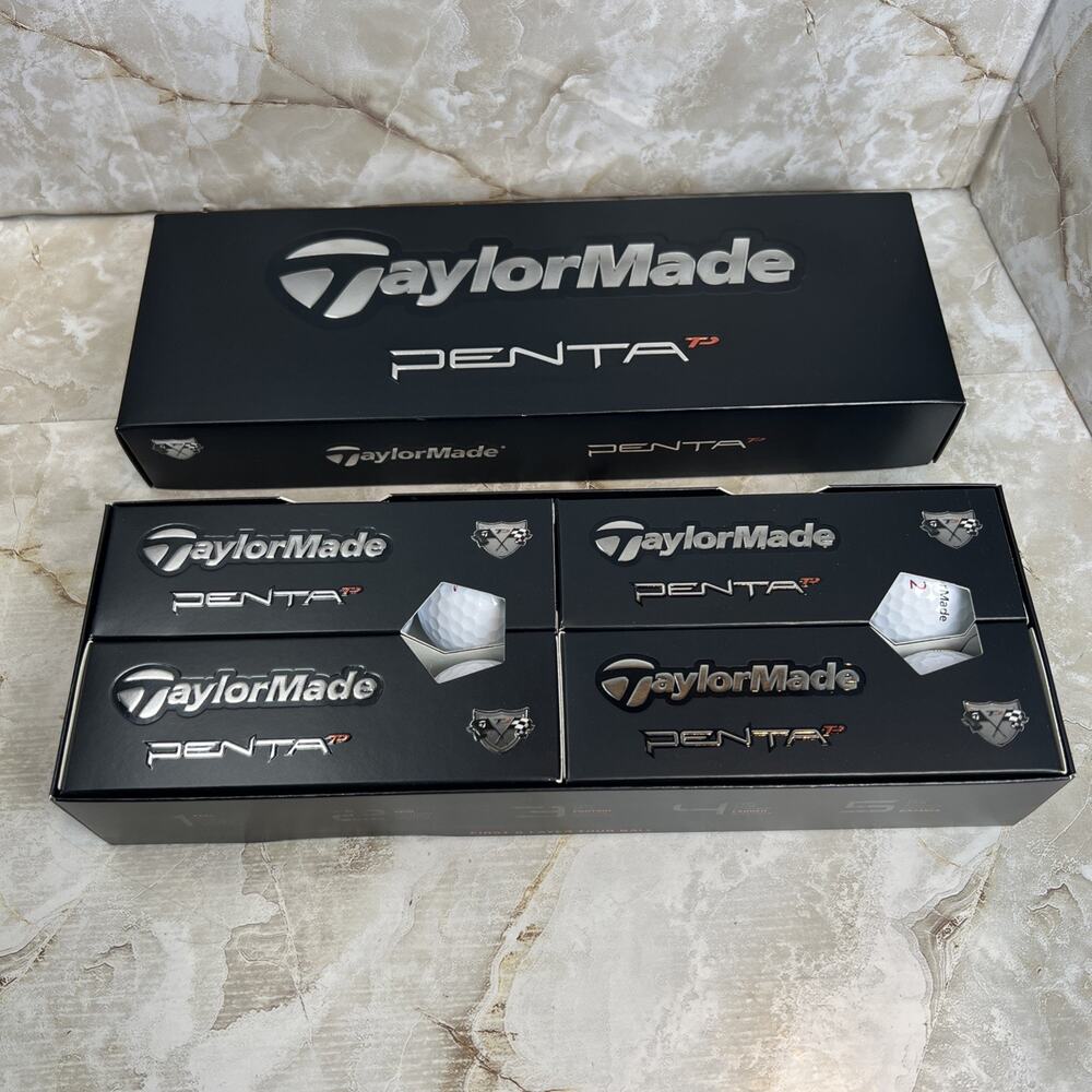 TaylorMade PENTA 5-Layer Tour Golf Balls 12 Balls (1 Dozen) Brand New
